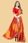 Mayurika 1 Bandhej Printed Chinon Silk Saree Collection